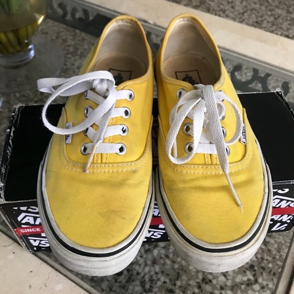 Vans Shoes - Yellow vans.
